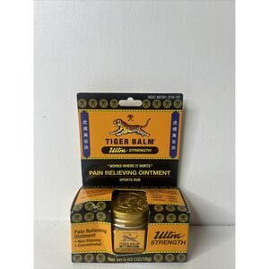 Tiger Balm Ultra-Strength Pain Relieving Ointment - 0.63 oz